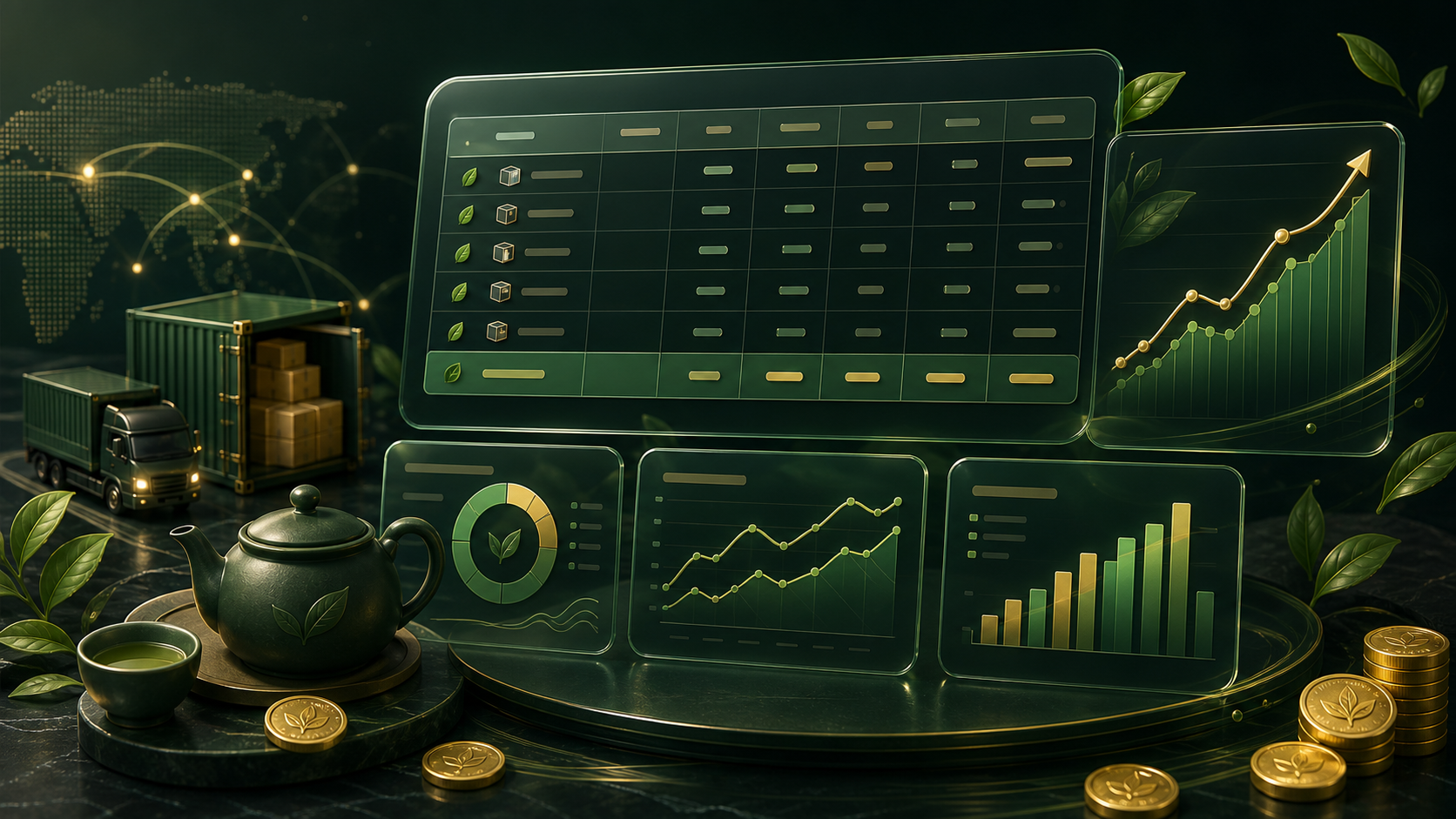 3D аналитика продаж Tea Investors Chat
